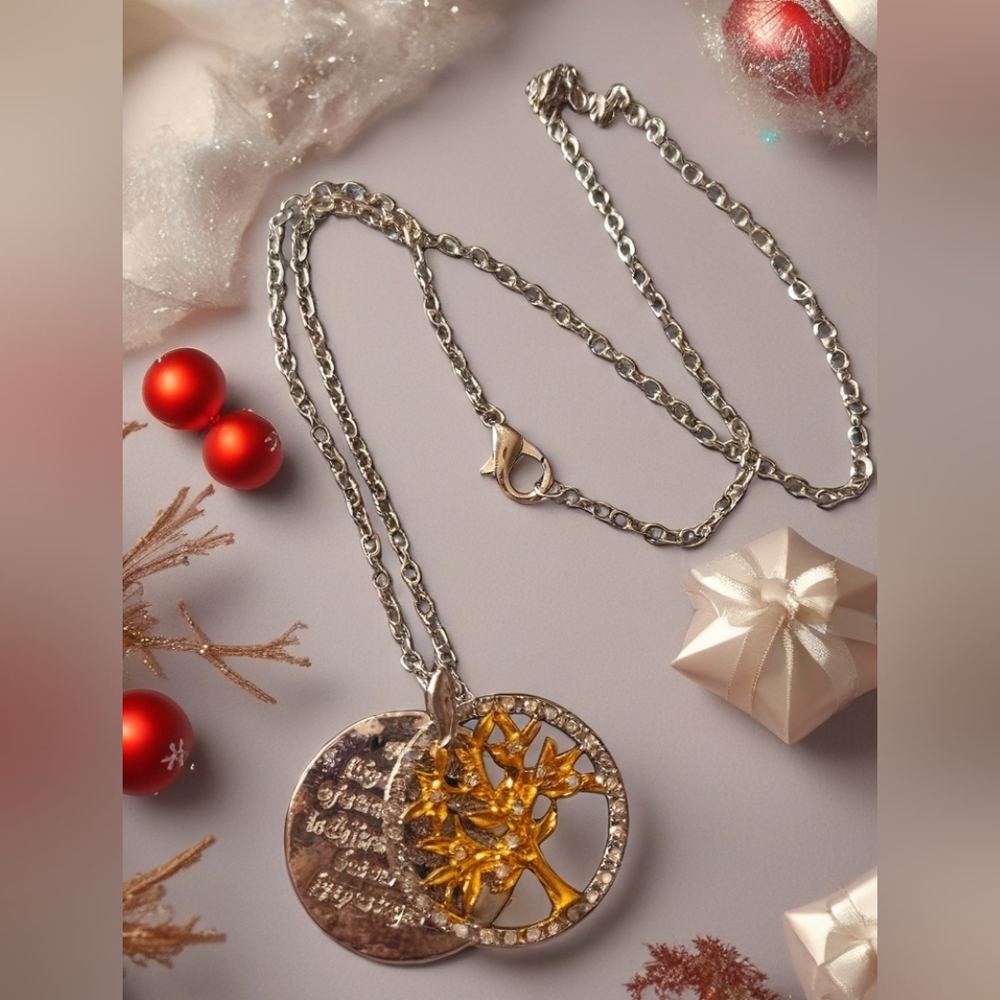 #0921 Tree of life necklace jewelry NEW